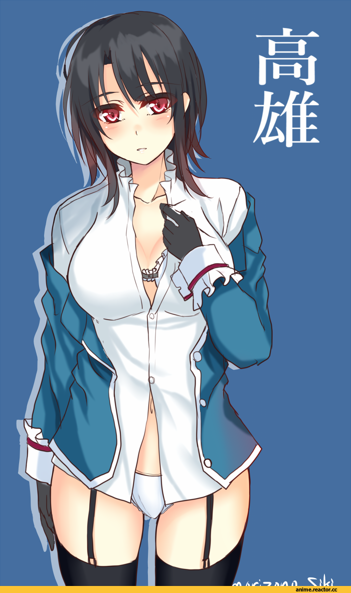 Takao (Kantai Collection), Kantai Collection, clock (clockart), Adult pantsu, Anime Ero, Anime
