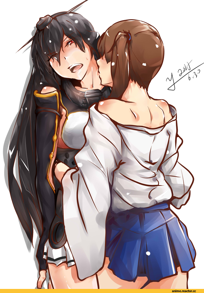 Nagato (Kantai Collection), Kantai Collection, Kaga (Kantai Collection), Anime Ero Yuri, Anime Ero BDSM, Anime Ero, Anime
