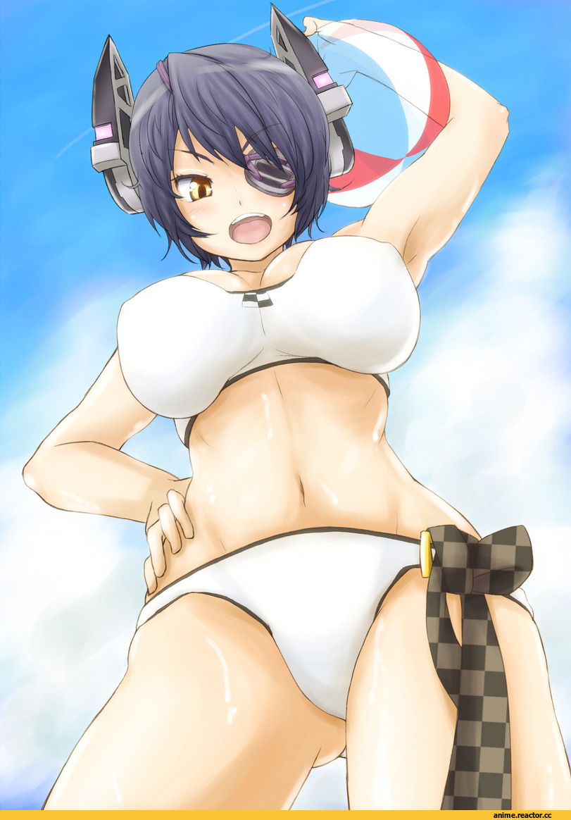 Anime Art, kumimin, Kantai Collection, Tenryuu, Anime Ero, Anime Ero Swim, Anime