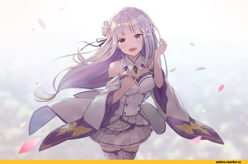 Anime Art, artist, Re Zero Kara Hajimeru Isekai Seikatsu, Emilia (re zero), kyomu (kyomu lwl), Anime