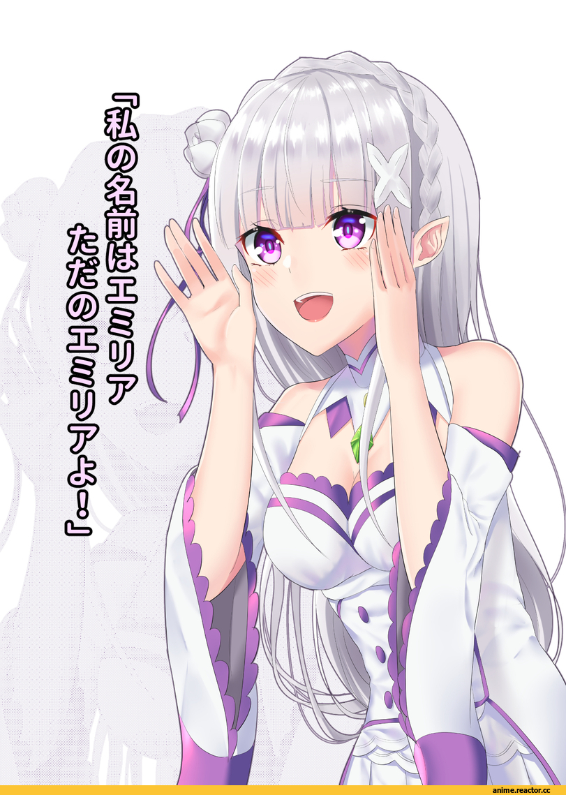 Emilia (re zero), Re Zero Kara Hajimeru Isekai Seikatsu, artist, passion, Anime