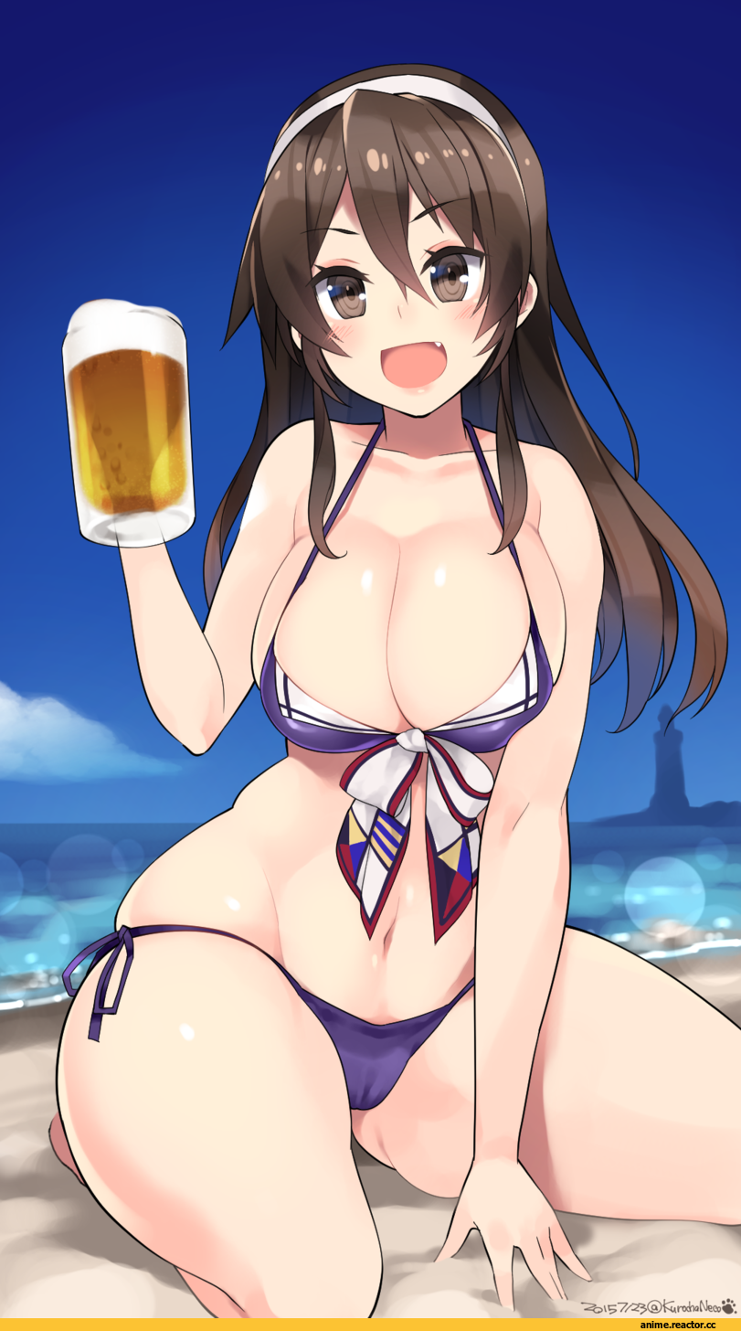 Ashigara (kantai collection), Kantai Collection, kuro chairo no neko, Anime Art, Anime Ero Swim, Anime Ero, Anime