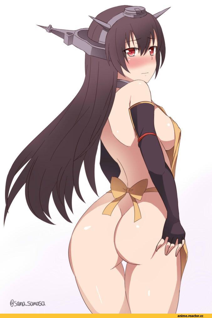 Nagato (Kantai Collection), Kantai Collection, sama samasa, oshiri, Anime Ero, Anime
