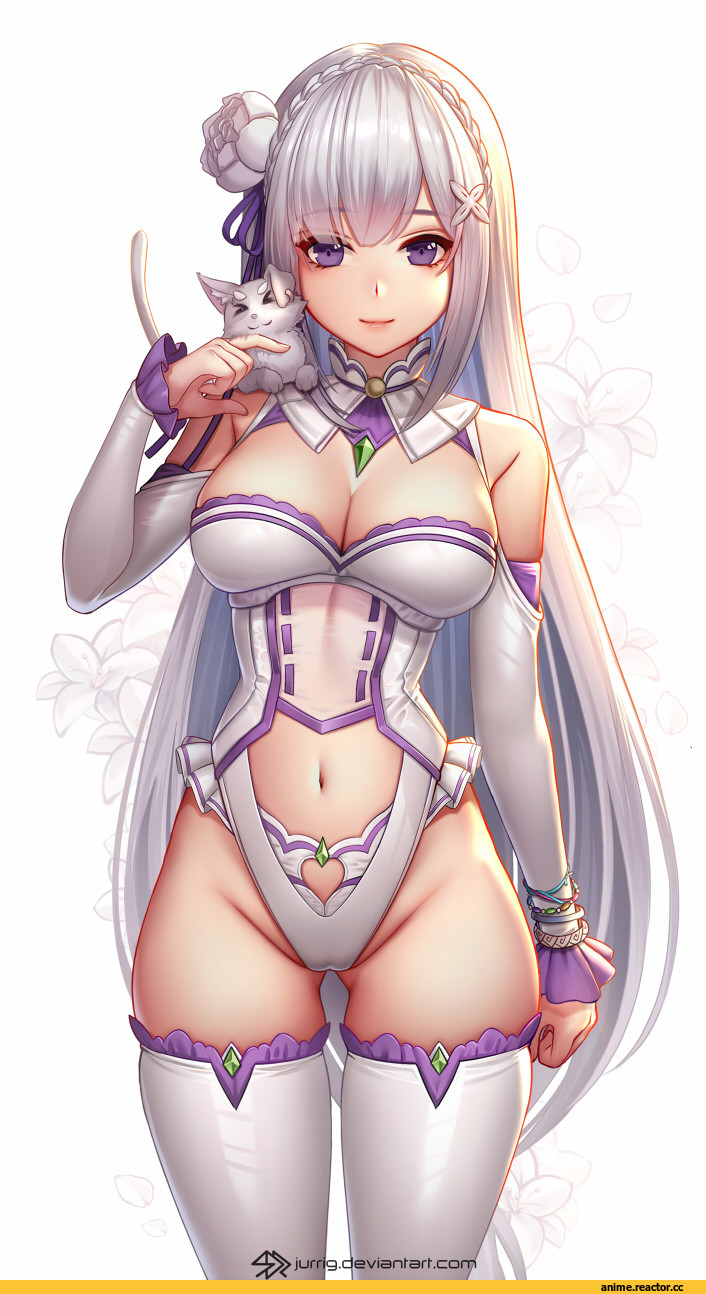 jurrig, Pack (re zero), Re Zero Kara Hajimeru Isekai Seikatsu, Emilia (re zero), Anime Art, artist, Anime Ero, Anime
