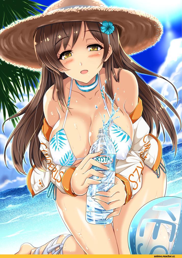 Anime Art, yasakani an, Idolmaster, Nitta Minami, Anime Ero, Anime Ero Swim, Anime Adult Wet, Anime Ero Kyonyuu, Anime Ero Oppai, Anime
