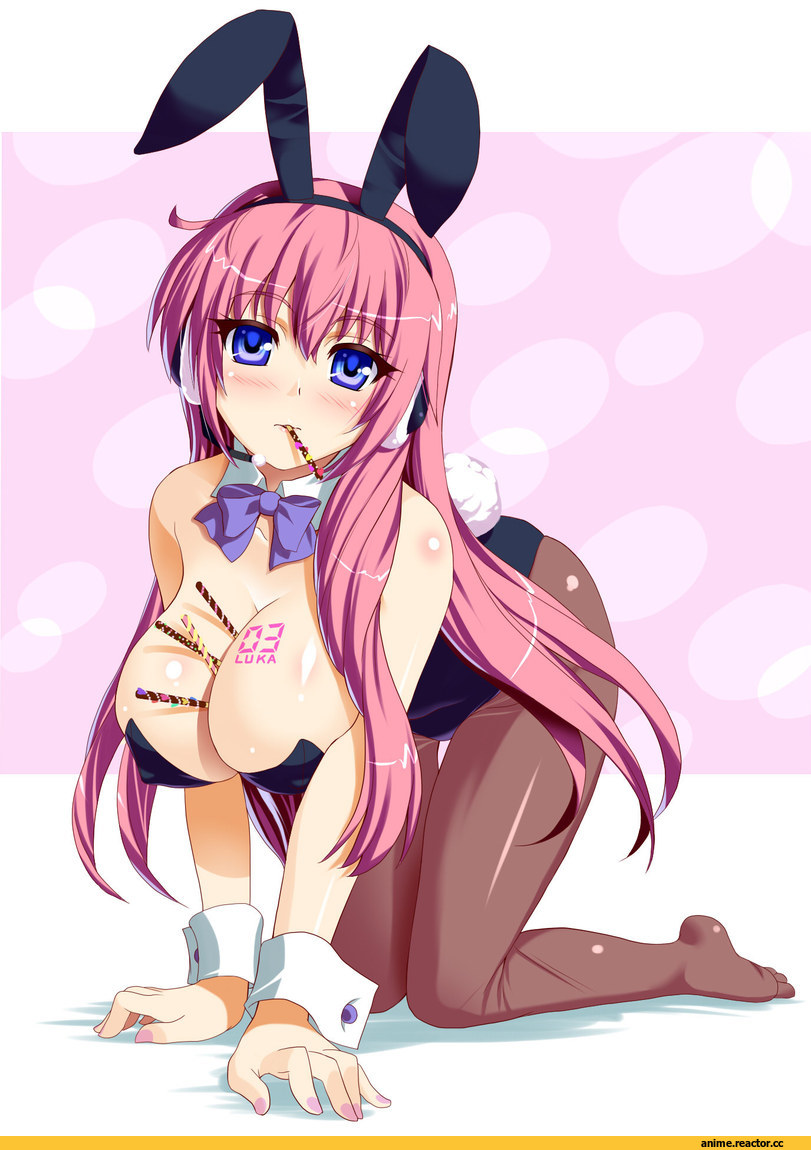 luka megurine, Vocaloid, Anime Ero, Usagimimi, Animal Ears, Anime