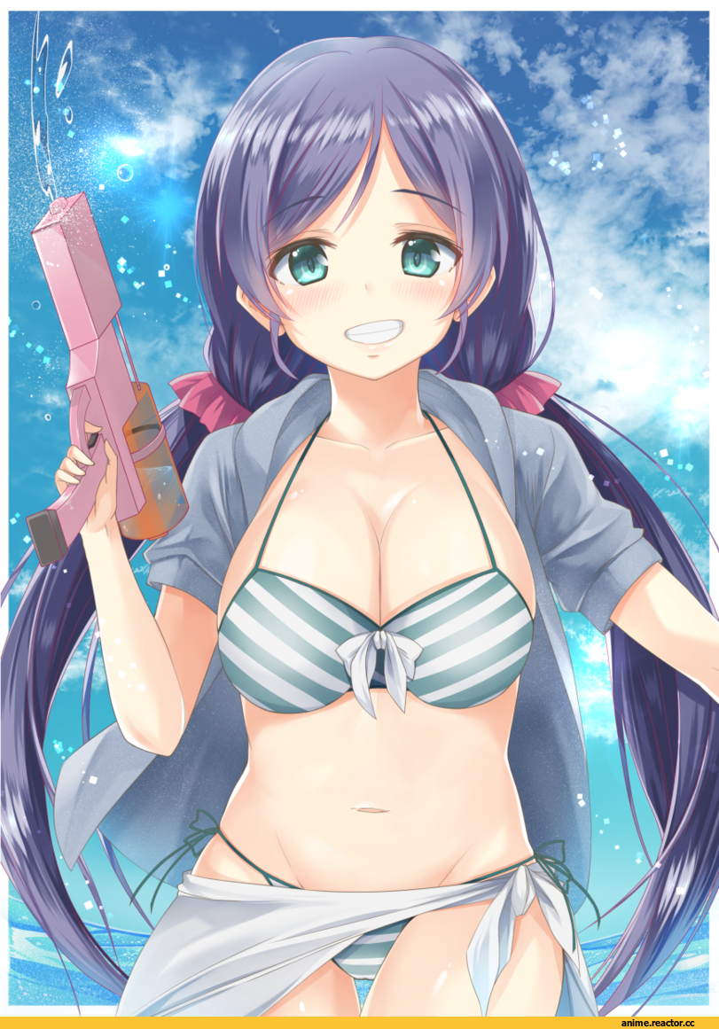 Anime Art, marimo kei, Love Live!, Toujou Nozomi, Anime Ero, Anime Ero Swim, Anime