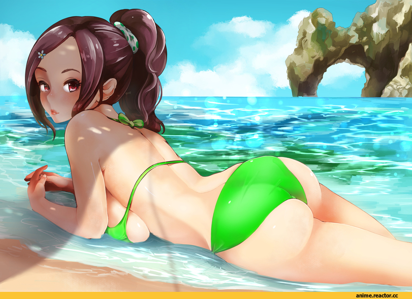 Anime Ero Swim, Anime Ero, oshiri, Anime