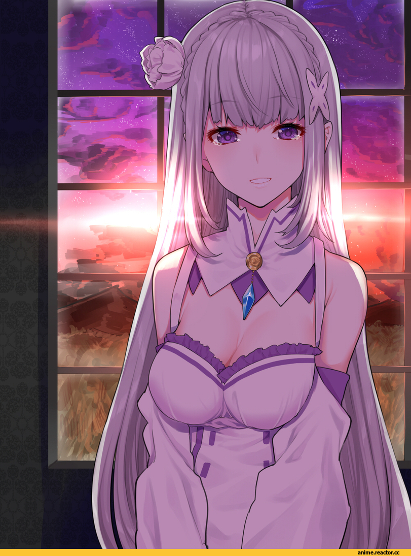 mikan (chipstar182), Anime Art, artist, Emilia (re zero), Re Zero Kara Hajimeru Isekai Seikatsu, Anime