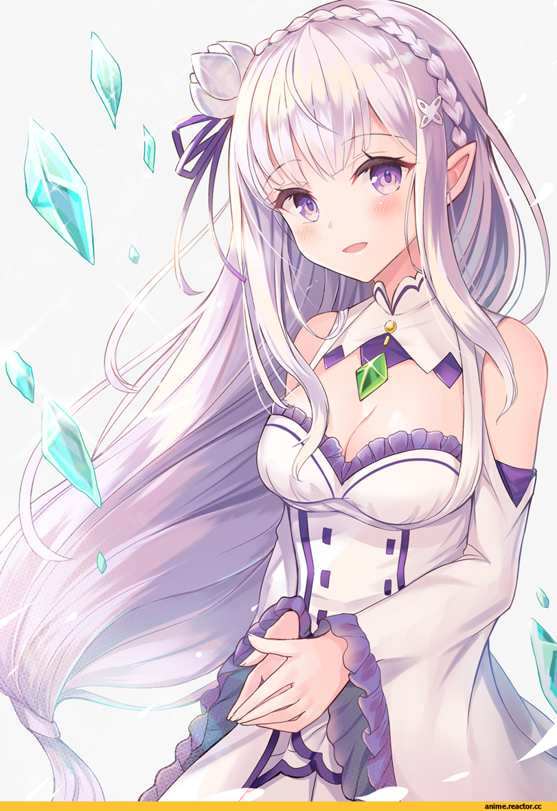 sakura ani, Anime Art, artist, Emilia (re zero), Re Zero Kara Hajimeru Isekai Seikatsu, Anime