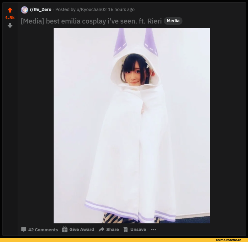 Re Zero Kara Hajimeru Isekai Seikatsu, cosplay, Emilia (re zero), Rei Takahashi, 42, Anime