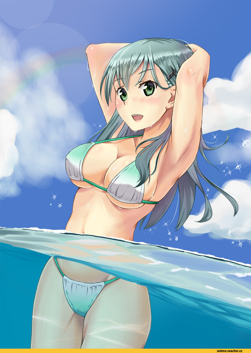 Suzuya (Kantai Collection), Kantai Collection, skyrail, Anime Adult Wet, Anime Ero Swim, Anime Ero, Anime