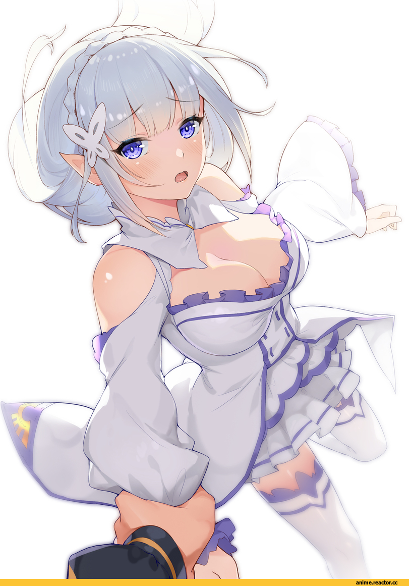 Anime Art, artist, Emilia (re zero), Re Zero Kara Hajimeru Isekai Seikatsu, Subaru Natsuki, cro (artist), Anime