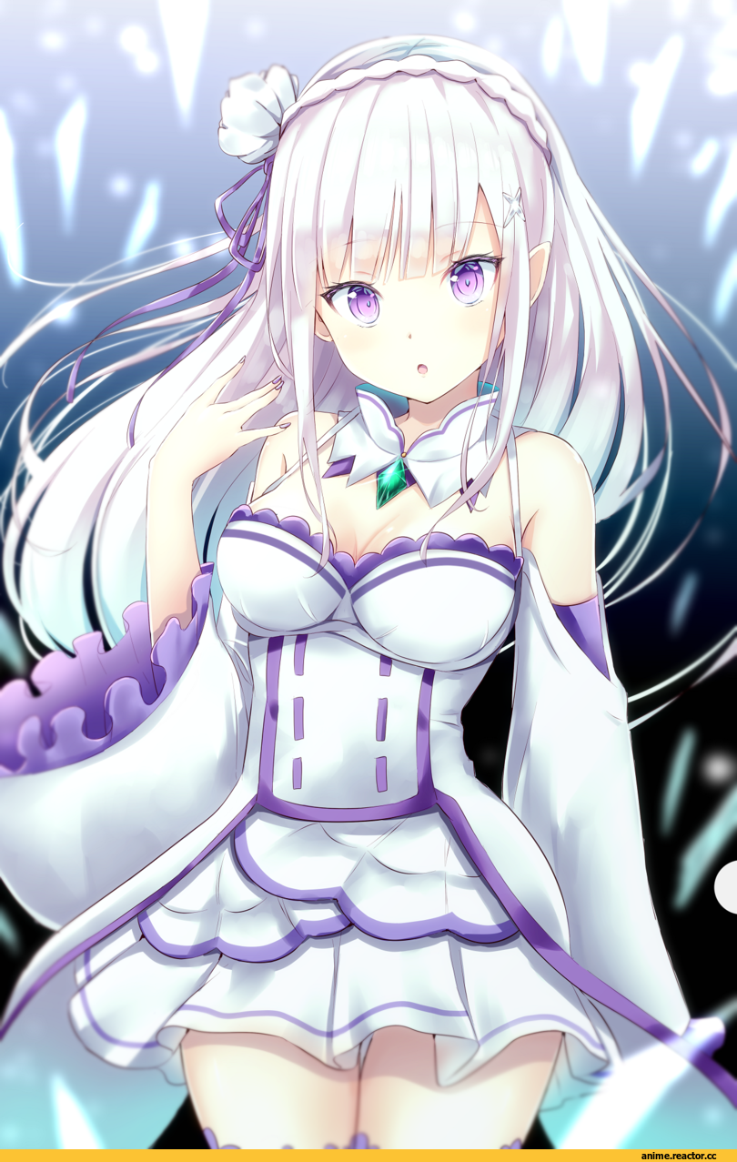 Emilia (re zero), Re Zero Kara Hajimeru Isekai Seikatsu, renka (cloudsaikou), Anime
