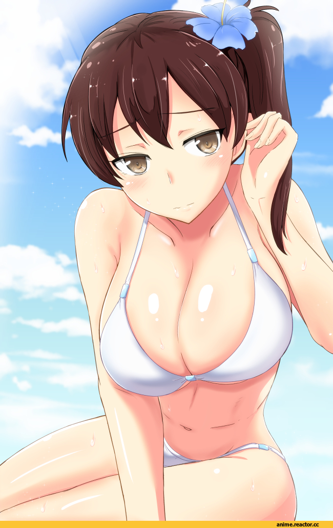 Kaga (Kantai Collection), Kantai Collection, Anime Ero Swim, Anime Ero, shigure-p, Anime