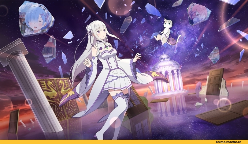Rem (re zero), Re Zero Kara Hajimeru Isekai Seikatsu, Emilia (re zero), Natsuki Subaru, Swd3e2, Anime Art, artist, Anime