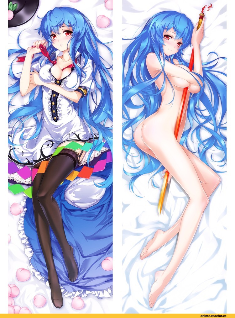 Hinanawi Tenshi, Touhou Project, dakimakura, Anime Ero Ass, Anime Ero, Anime