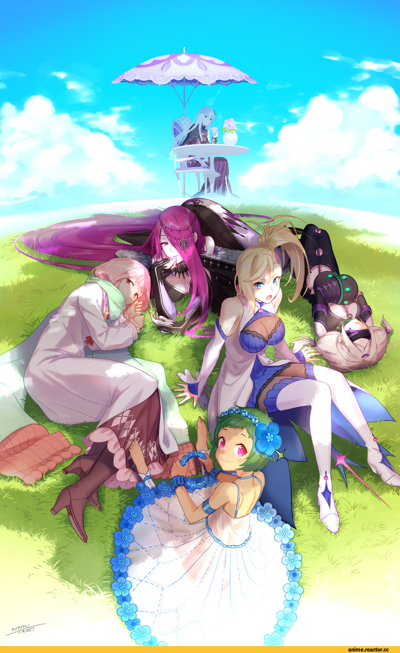 Re Zero Kara Hajimeru Isekai Seikatsu, Emilia (re zero), Natsuki Subaru, DdukaE, под катом еще одна, Anime
