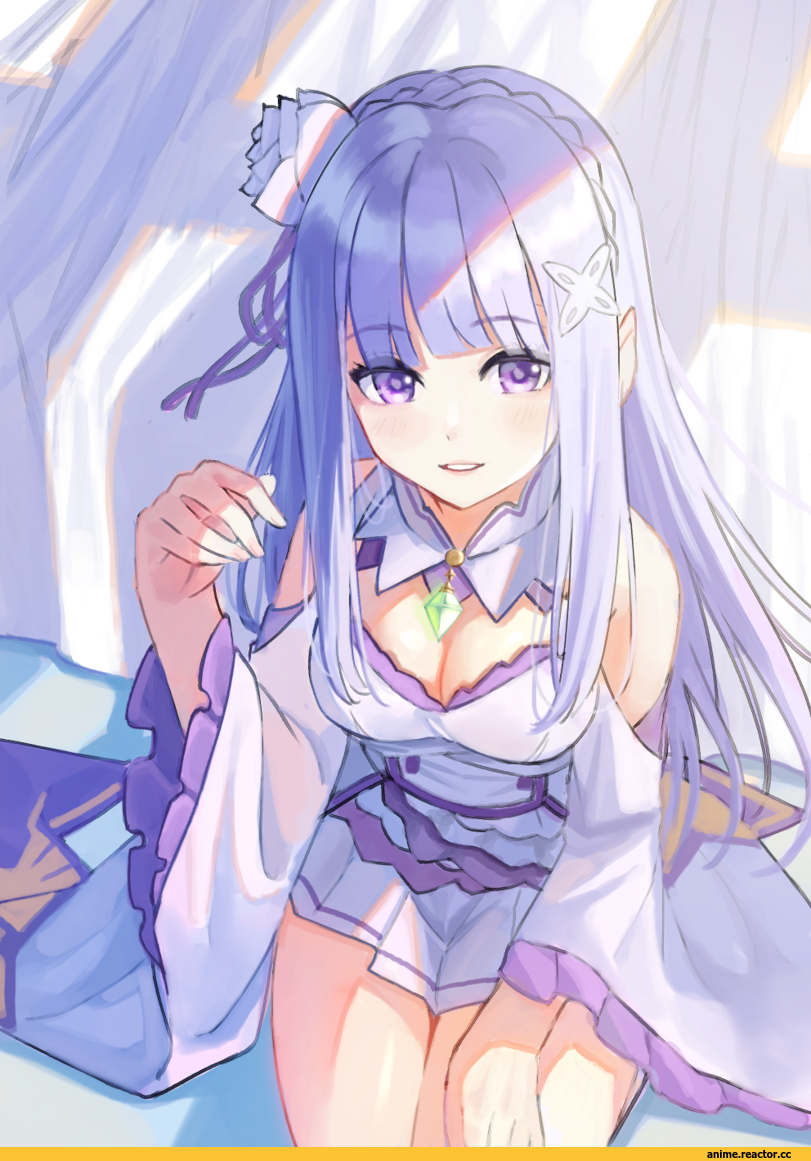 tsukiman, Anime Art, artist, Emilia (re zero), Re Zero Kara Hajimeru Isekai Seikatsu, Rem (re zero), Anime