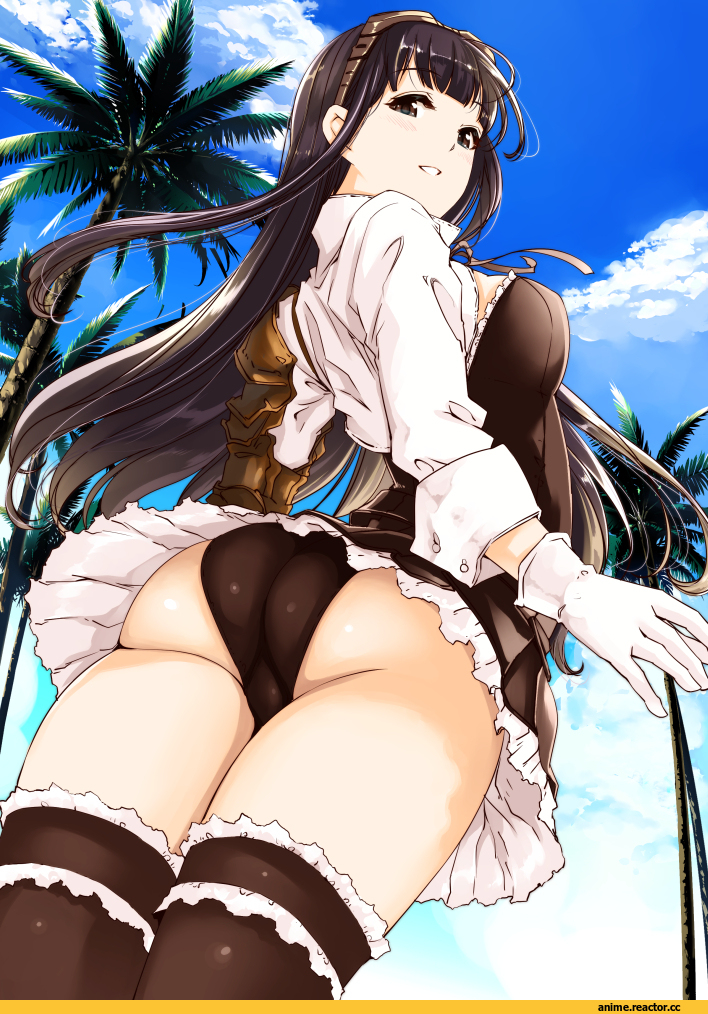 Anime Ero, Granblue Fantasy, jessica (granblue fantasy), Gustav (Telomere Na), Anime Ero Swim, oshiri, Anime