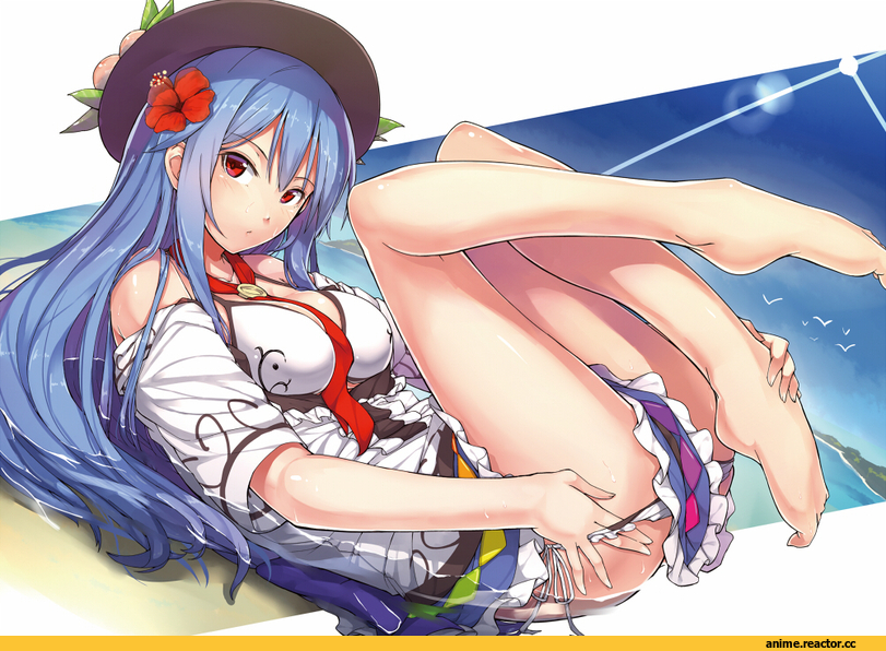 Anime Ero, Anime Ero Swim, Touhou Project, Hinanawi Tenshi, neropaso, Anime