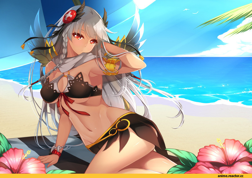 Anime Art, Puzzle & Dragons, valkyrie (p&d), Anime Ero, Anime Ero Swim, Anime Ero Oppai, Dean, Anime