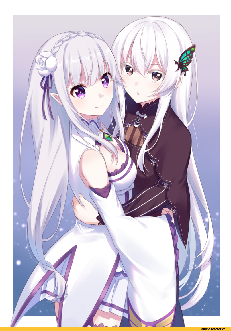 nemu mohu, Re Zero Kara Hajimeru Isekai Seikatsu, Emilia (re zero), echidna (Re Zero), Anime