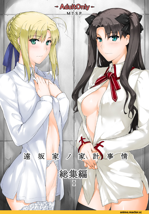 Saber, Toosaka Rin, Fate (series), jin (mitosupa), Anime Ero, Anime