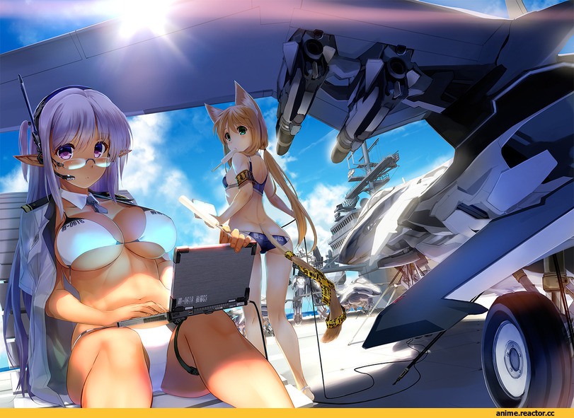 Anime Art, Anime Original, Animal Ears, Anime Ero Swim, Anime Ero, neko, Anime