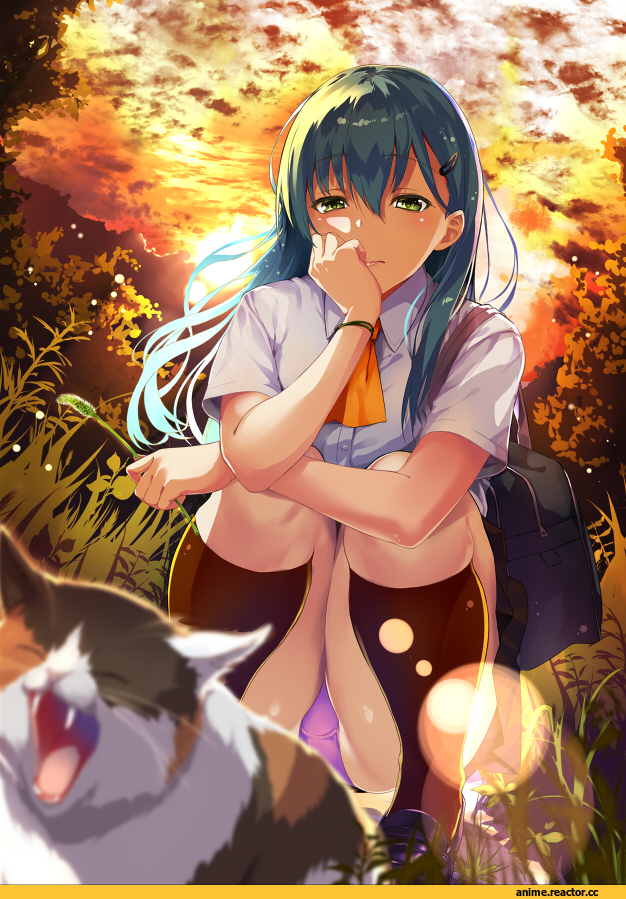 AO, Anime Art, momonokizmen, Suzuya (Kantai Collection), Kantai Collection, Anime Ero Pantsu, Anime Ero, Anime