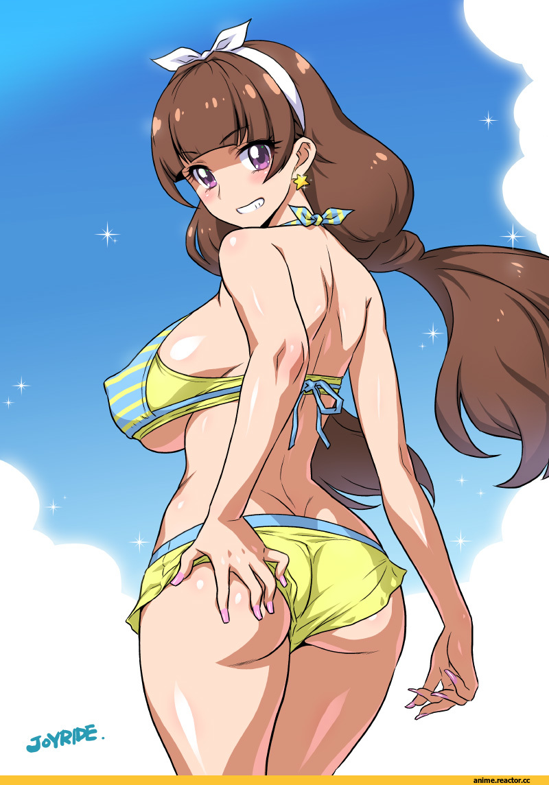Joy Ride, Anime Art, Precure, amanogawa kirara, oshiri, Anime Ero, Anime Ero Swim, Anime