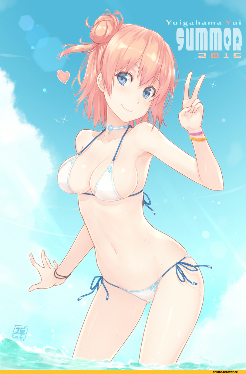 Anime Ero, Anime Ero Swim, Yuigahama Yui, adam700403, OreGairu, Anime