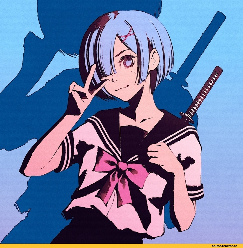 moshimoshibe, artist, Rem (re zero), Re Zero Kara Hajimeru Isekai Seikatsu, Anime