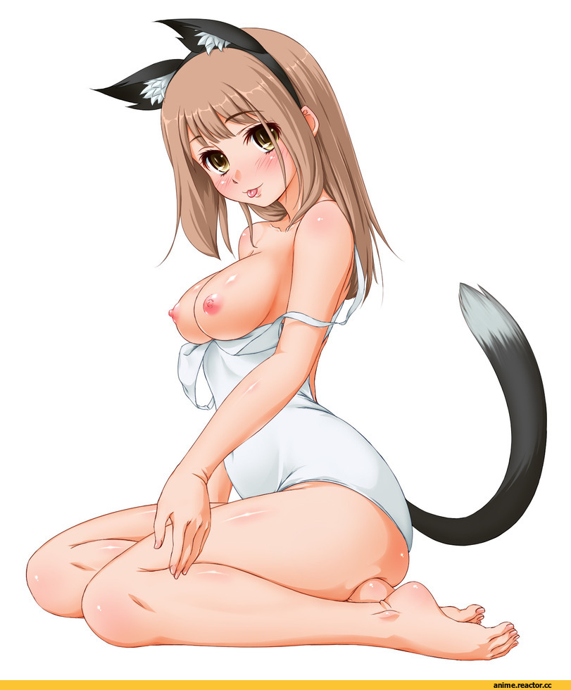 Anime Original, Anime Art, Anime Ero Oppai, Anime Ero, neko, Animal Ears, Anime Ero Swim, Anime