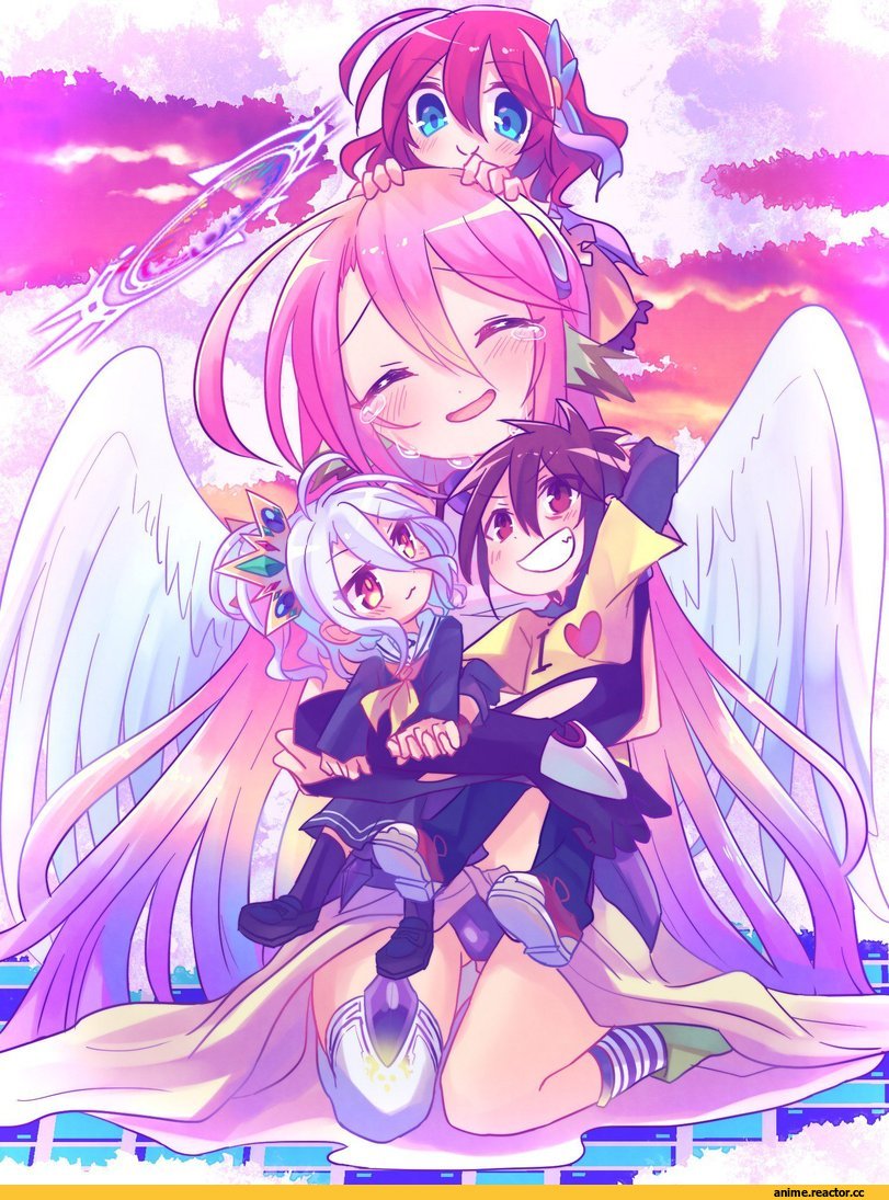 Jibril, No Game No Life, Shiro (NGNL), Sora (NGNL), Stephanie dora, yuiti43, Anime
