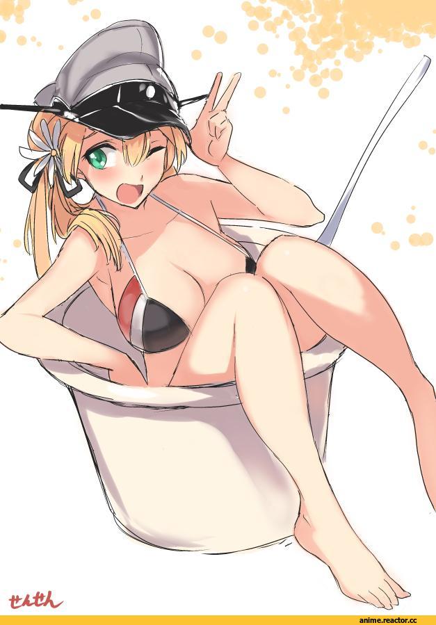 Anime Ero, sensen, Prinz Eugen (Kantai Collection), Kantai Collection, Anime Ero Swim, Anime