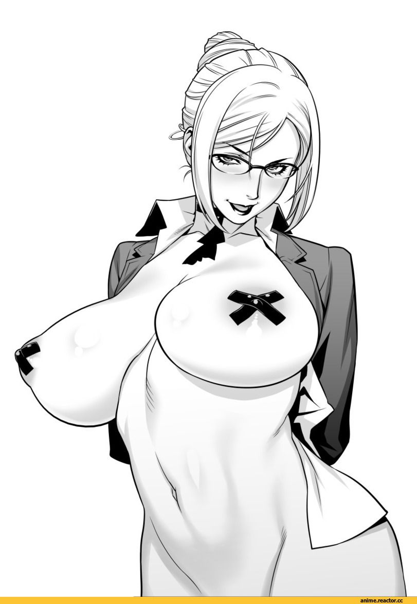 Anime Ero, breasts, Prison School, Meiko Shiraki, Megane, Anime Ero Kyonyuu, Anime Ero Oppai, Anime