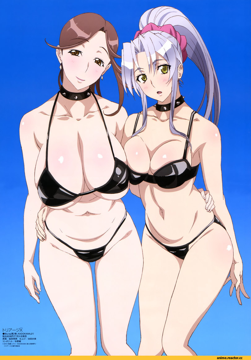 Kiba Mikoto, sagiri yuuko, takami akio, triage x, Anime Ero Swim, Anime Ero, Anime Ero Kyonyuu, Anime Ero Oppai, Anime