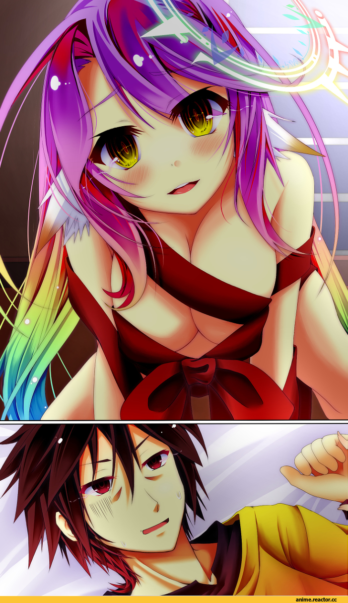No Game No Life, 魅ぃ, Jibril, Sora (NGNL), Anime
