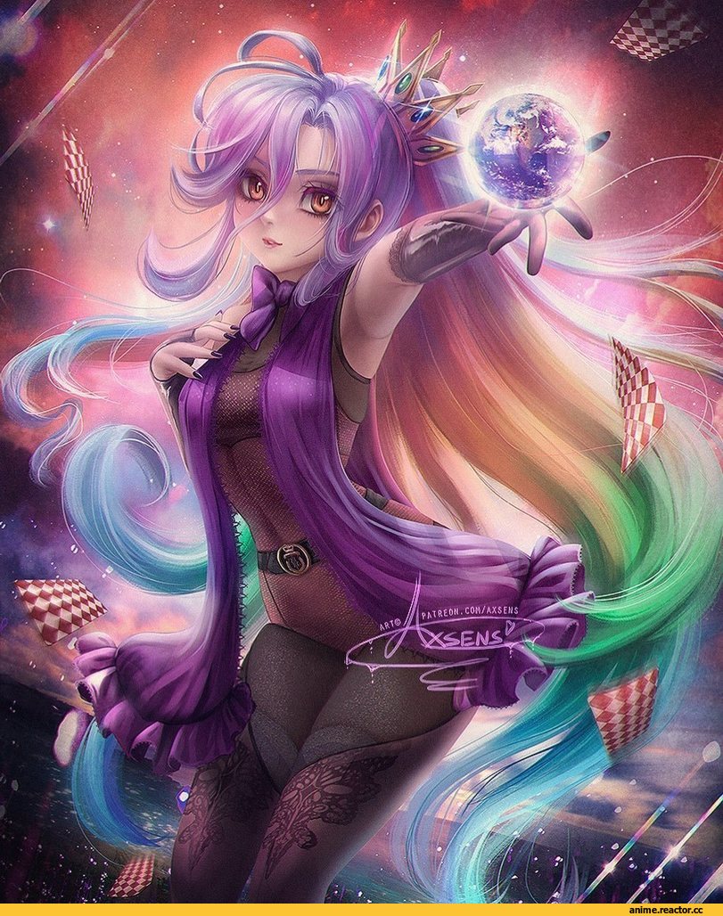 Shiro (NGNL), No Game No Life, Axsens, artist, Anime Art, Anime