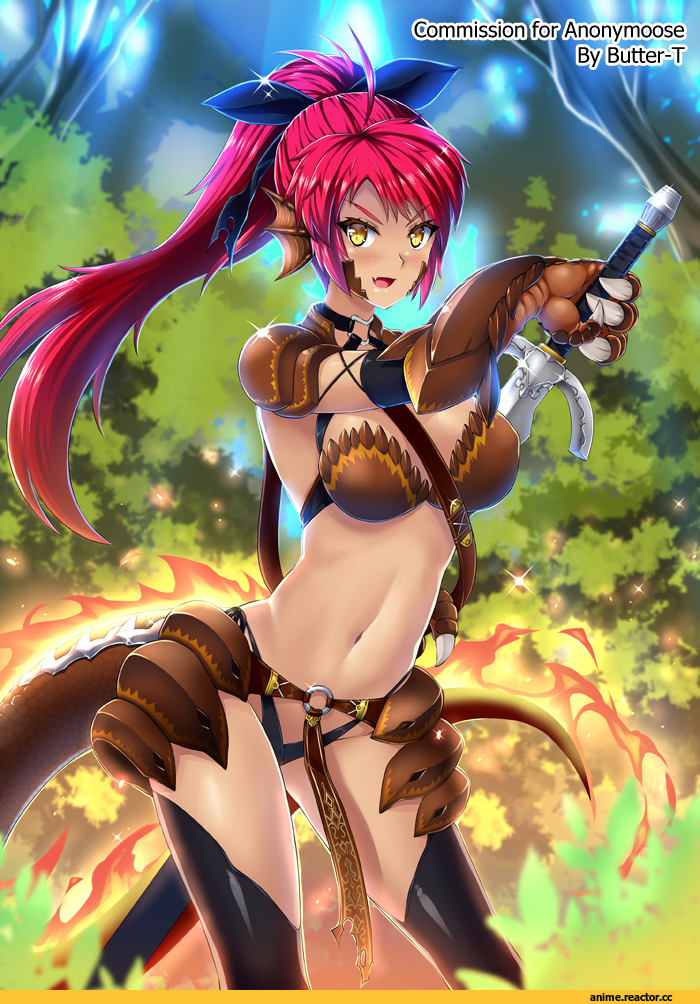Monster Girl (Anime), Anime Ero, Butter, Monster Girl Encyclopedia, Salamander (MGE), butter-t, Anime