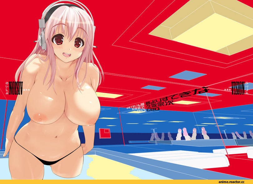 Super Sonico, Kusaka Souji, Anime Ero Oppai, Anime Ero, Anime Ero Kyonyuu, Anime