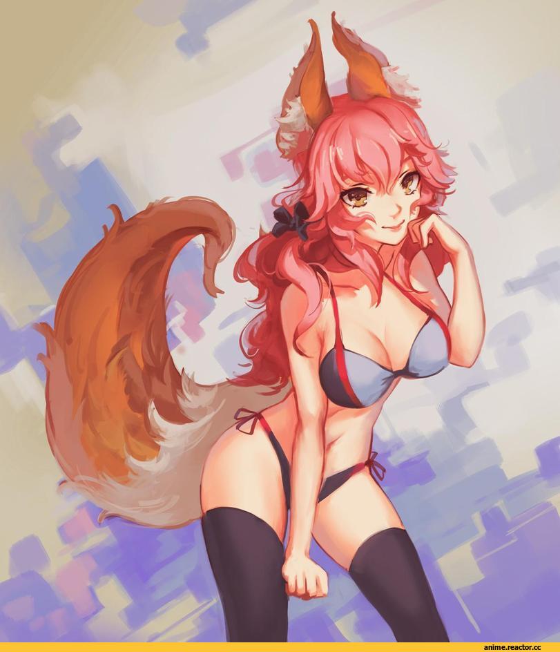 Fate (series), Anime Ero, Caster (Fate/Extra), Fate/Extra, Animal Ears, Doomfest, Anime Art, Kitsune, Anime