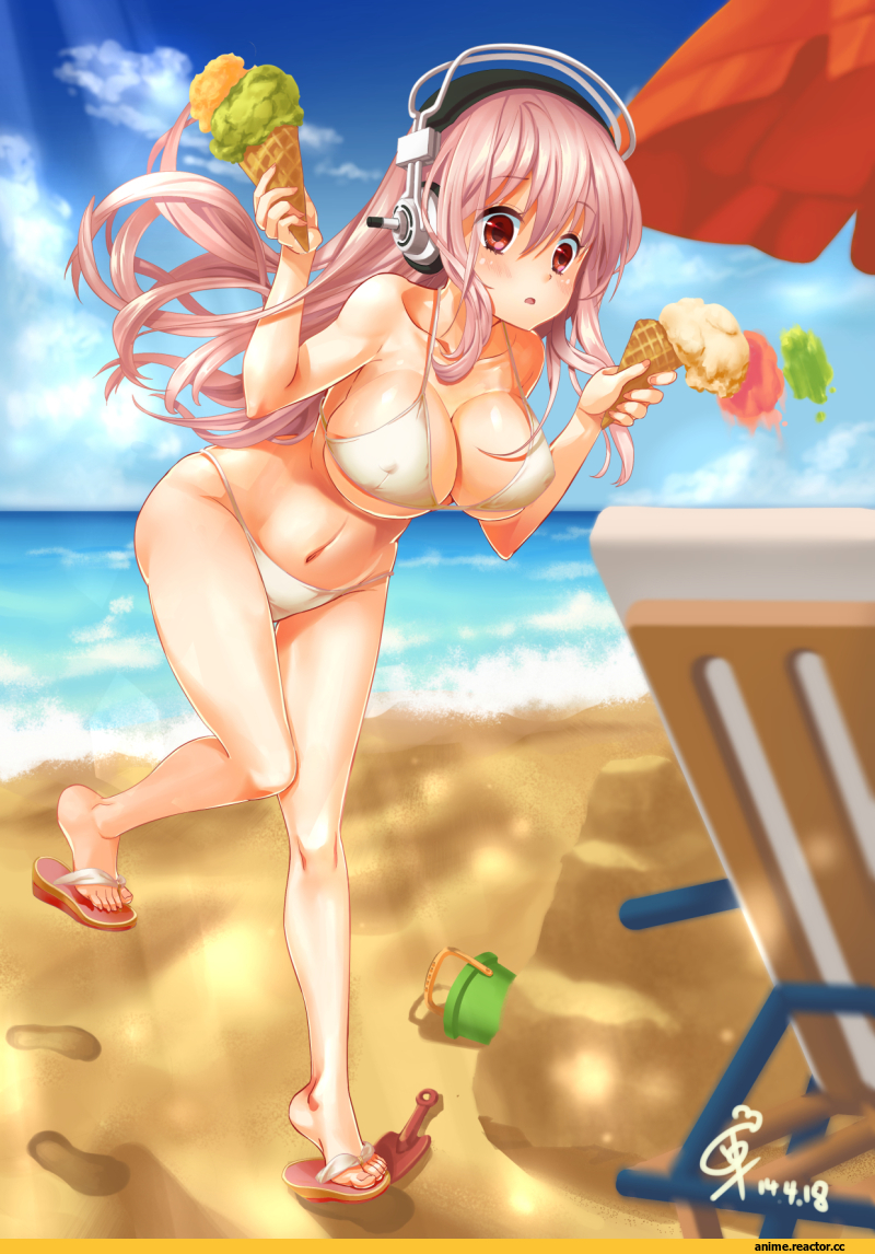 Anime Art, luzia, nitroplus, Super Sonico, Anime Ero, Anime Ero Swim, Anime