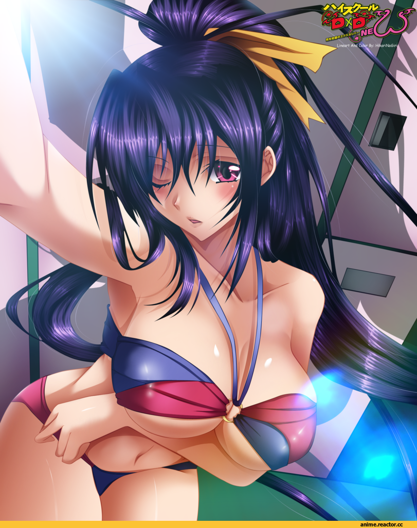 himejima akeno, High School DxD New, Anime Ero Swim, Anime Ero, Anime