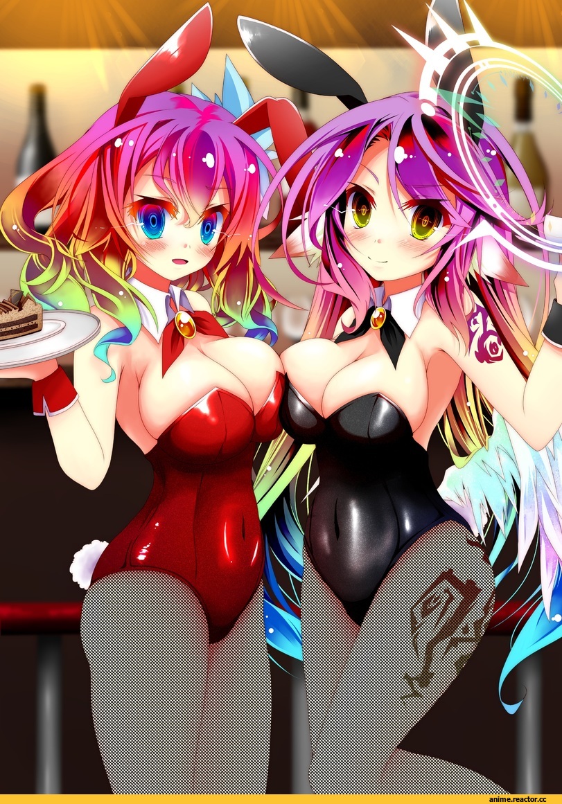 mimi0846, Jibril, No Game No Life, Stephanie Dola, Bunnysuit, Anime Ero, Anime