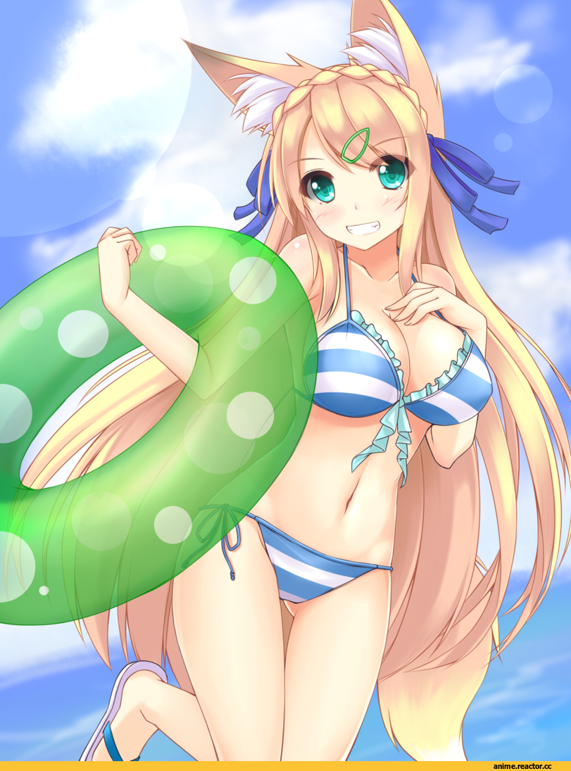 Sogaya, Anime Ero Swim, Anime Ero, Kitsune, Animal Ears, Anime