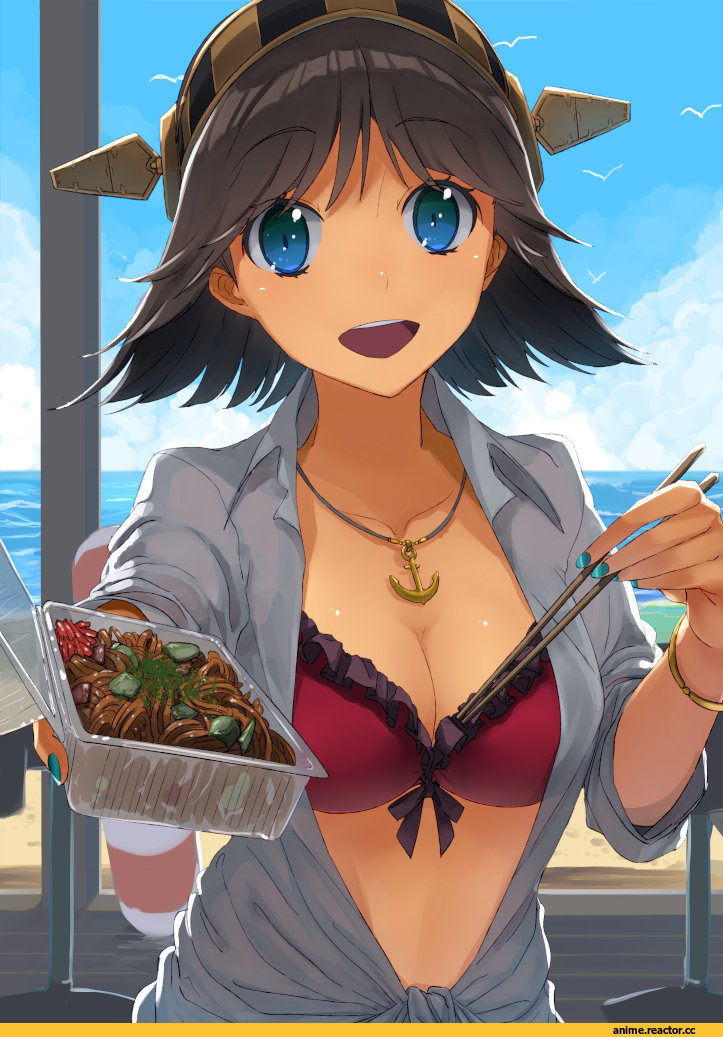 hiei (kantai collection), Kantai Collection, touboku, Anime Ero, Anime Ero Swim, Anime