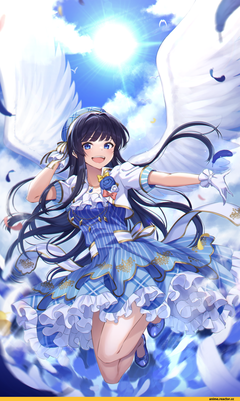 kurousagi yuu, Anime Art, artist, mogami shizuka, Idolmaster, Anime