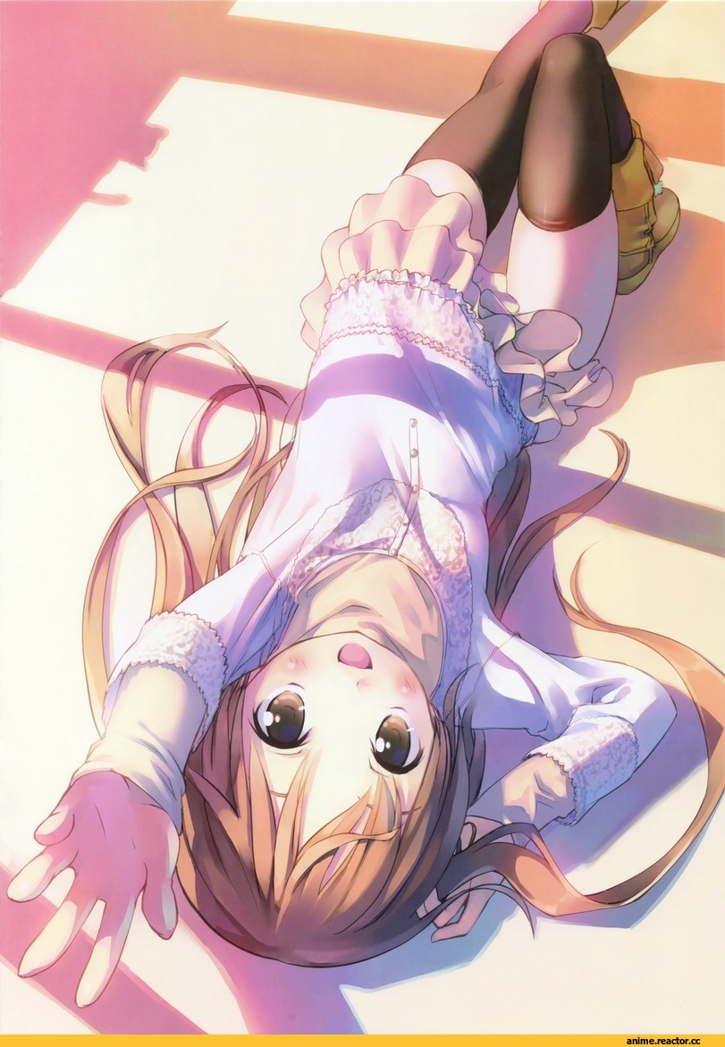 няшка, утро, Anime Art, песочница, Anime